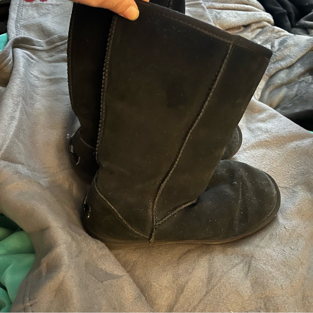 Dream pairs Black Fur Boots size 10